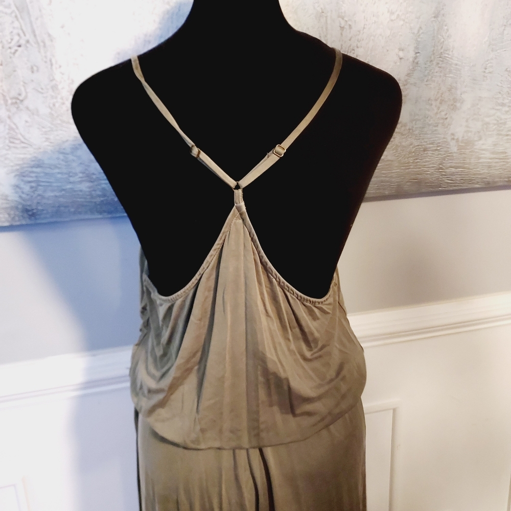 Young Fabulous & Broke Olive Green Wide Leg Jumpsuit - Picture 4 of 9